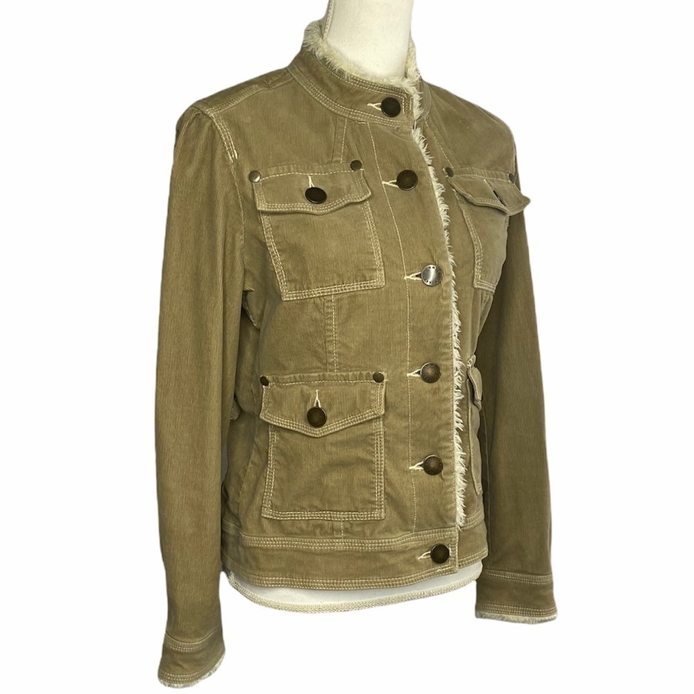 Tommy Hilfiger Corduroy Sherpa Trim Jacket - Picture 3 of 13
